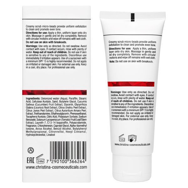 Christina Comodex Scrub & Smooth Exfoliator скраб-ексфоліант для вирівнювання шкіри 75 мл SP001238 фото