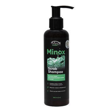 MinoX Scrub Shampoo шампунь-скраб очищувальний для шкіри голови та бороди 200 мл SP001611 фото