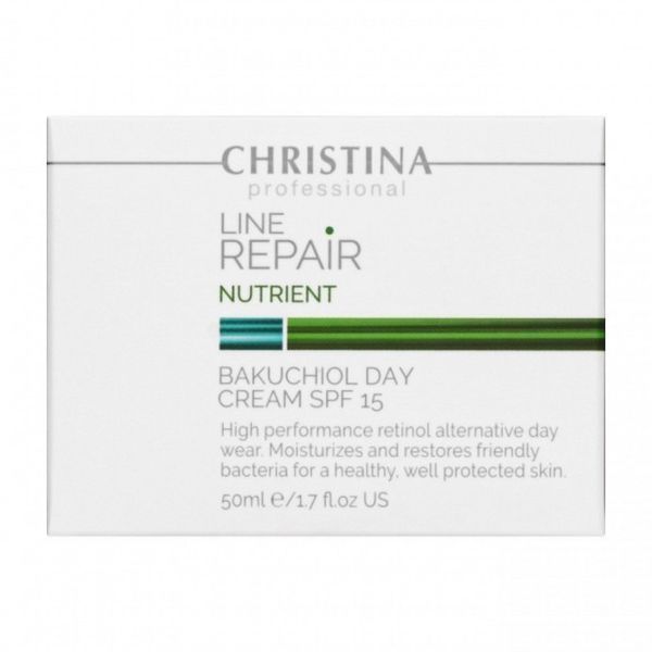 Christina Line Repair Nutrient Bakuchiol Day Cream SPF 15 денний крем для відновлення шкіри з бакучіолом та SPF захистом 50 мл SP001562 фото