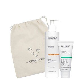 Christina Purifying & Moisturizing Подарунковий набір для глибокого очищення та інтенсивного зволоження жирної і комбінованої шкіри SP001864 фото