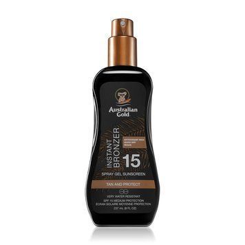 Australian Gold Spray Gel Sunscreen with Instant Bronzer SPF 15 спрей-гель для засмаги з бронзатором та сонцезахистом 100 мл SP001732 фото