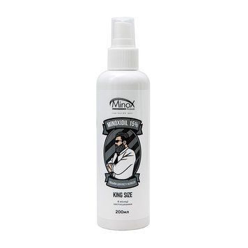 MinoX Minoxidil 15% лосьйон для стимуляції росту волосся та бороди 200 мл SP001537 фото